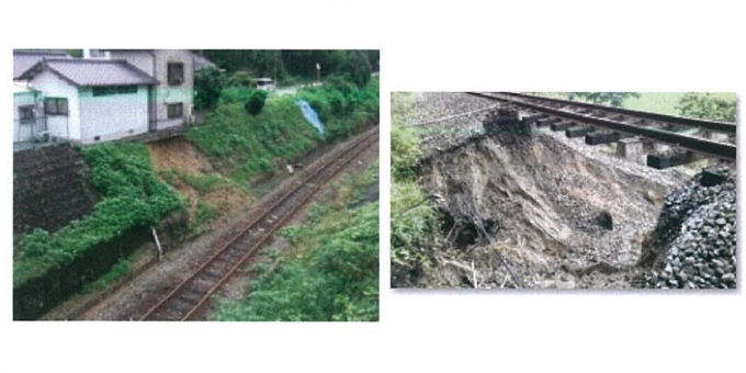 画像：平成筑豊鉄道の被災状況 - 「西日本豪雨、鉄道の被災箇所は40路線102カ所 被災線区まとめ」
