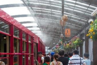 ニュース画像：ミスト イメージ - 「嵯峨野観光鉄道、「トロッコ納涼列車」を運転 8月末まで」