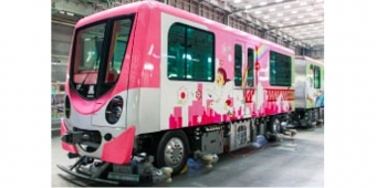 画像：ニュートラムの新デザイン2両目 - 「Osaka Metro、ニュートラムの新デザイン2両目は8月30日から運行開始」
