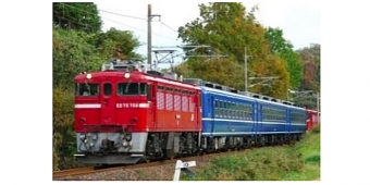 画像：ED75機関車と12系客車 イメージ