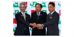 ニュース画像：協定締結の様子 - 「JR東日本、青森県と弘前市との間に交流都市づくりの連携協定を締結」