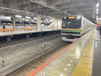 熊谷駅から新川崎駅の乗車記録(乗りつぶし)写真