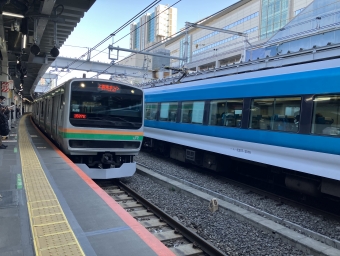 船橋駅から藤沢駅の乗車記録(乗りつぶし)写真