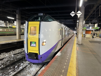 大宮駅から札幌駅の乗車記録(乗りつぶし)写真
