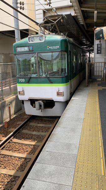 びわ湖浜大津駅から京阪石山駅:鉄道乗車記録の写真