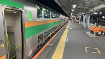 上野駅から高崎駅の乗車記録(乗りつぶし)写真