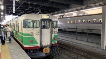 長野駅から妙高高原駅の乗車記録(乗りつぶし)写真