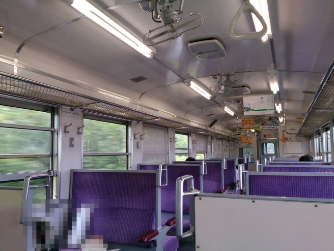 鉄道乗車記録の写真:車内設備、様子(2)        「空調が扇風機のキハだった」