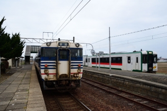 東酒田駅から羽前大山駅の乗車記録(乗りつぶし)写真