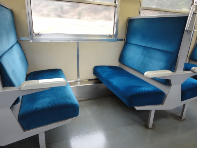鉄道乗車記録の写真:車内設備、様子(2)        「キハの座席は座り心地は良い方だと思う」