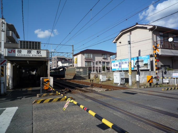 鉄道乗車記録の写真:駅舎・駅施設、様子(6)        「笹原駅西口付近。」