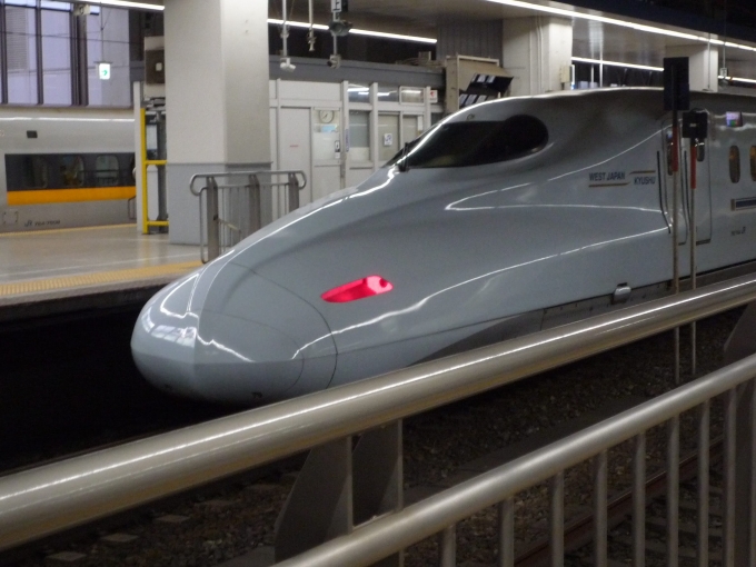 鉄道乗車記録の写真:列車・車両の様子(未乗車)(1)     「N700系山陽・九州新幹線仕様。」