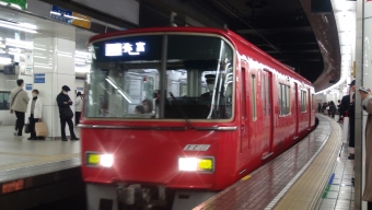 名鉄名古屋駅から西枇杷島駅の乗車記録(乗りつぶし)写真