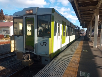 気仙沼駅から一ノ関駅の乗車記録(乗りつぶし)写真