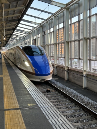 高崎駅から上越妙高駅の乗車記録(乗りつぶし)写真