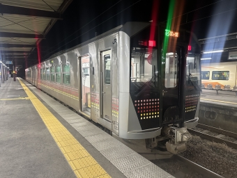 酒田駅から鶴岡駅の乗車記録(乗りつぶし)写真