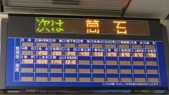 名立駅から筒石駅の乗車記録(乗りつぶし)写真