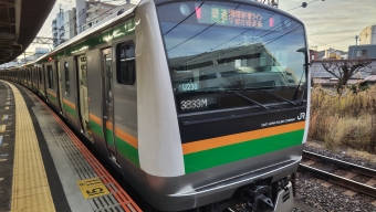 逗子駅から小山駅の乗車記録(乗りつぶし)写真