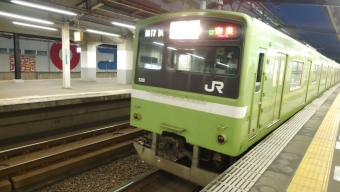 今宮駅から奈良駅の乗車記録(乗りつぶし)写真