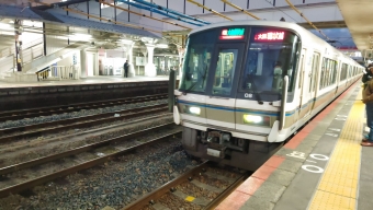 王寺駅から大阪駅の乗車記録(乗りつぶし)写真