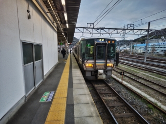 園部駅から和田山駅の乗車記録(乗りつぶし)写真