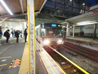 京都駅から尼崎駅の乗車記録(乗りつぶし)写真