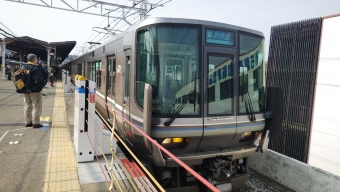 明石駅から京都駅の乗車記録(乗りつぶし)写真