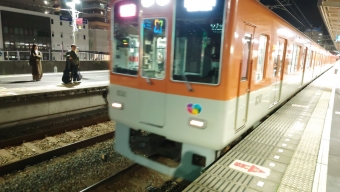 山陽明石駅から月見山駅の乗車記録(乗りつぶし)写真