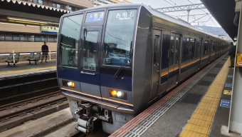 六甲道駅から明石駅の乗車記録(乗りつぶし)写真