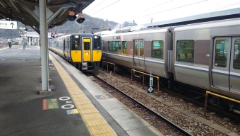 上郡駅から鳥取駅の乗車記録(乗りつぶし)写真