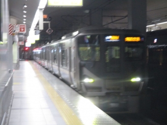 関西空港駅から天王寺駅の乗車記録(乗りつぶし)写真