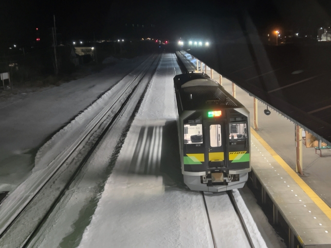 鉄道乗車記録の写真:乗車した列車(外観)(2)        「JR根室本線　池田駅
池田行き普通列車2565D
H100-60」