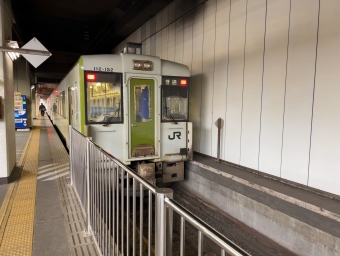盛岡駅から厨川駅の乗車記録(乗りつぶし)写真
