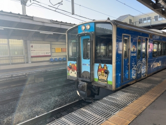 青山駅から巣子駅の乗車記録(乗りつぶし)写真