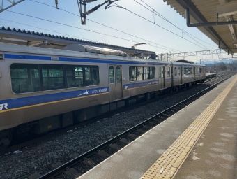 巣子駅から滝沢駅の乗車記録(乗りつぶし)写真