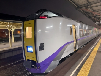 南千歳駅から釧路駅の乗車記録(乗りつぶし)写真