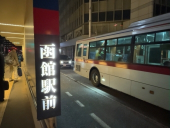 函館駅前停留場 写真:駅名看板