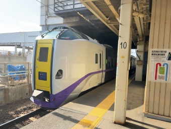 函館駅から南千歳駅の乗車記録(乗りつぶし)写真