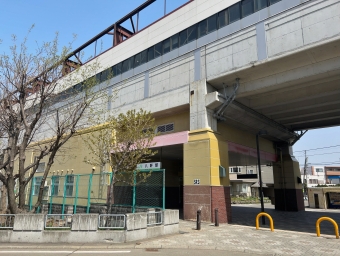 八軒駅から新琴似駅の乗車記録(乗りつぶし)写真