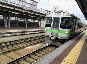 新琴似駅から札幌駅の乗車記録(乗りつぶし)写真