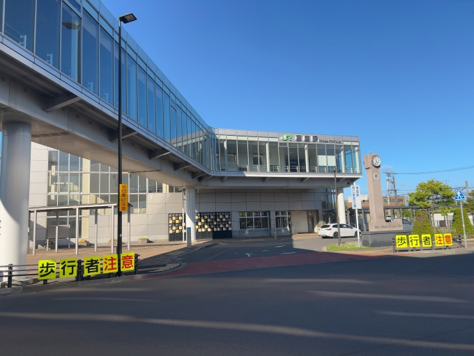 鉄道乗車記録の写真:駅舎・駅施設、様子(1)          「JR千歳線　恵庭駅」