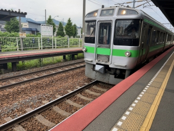 稲穂駅から平和駅:鉄道乗車記録の写真