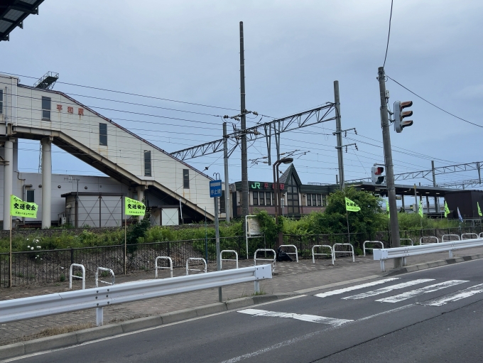 鉄道乗車記録の写真:駅舎・駅施設、様子(1)        「JR千歳線　平和駅」