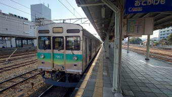 御花畑駅から寄居駅の乗車記録(乗りつぶし)写真