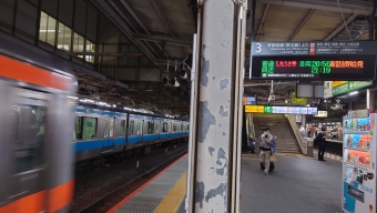 大宮駅から新八柱駅の乗車記録(乗りつぶし)写真