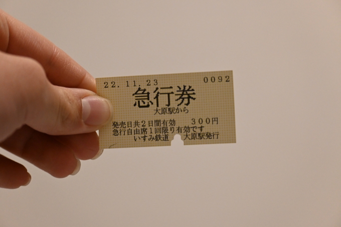 鉄道乗車記録の写真:きっぷ(2)        「急行券」