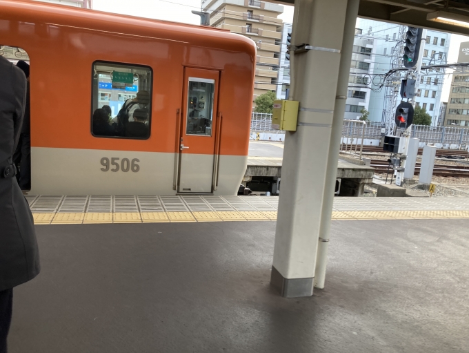 鉄道乗車記録の写真:列車・車両の様子(未乗車)(1)        「9506 直通特急姫路行き」