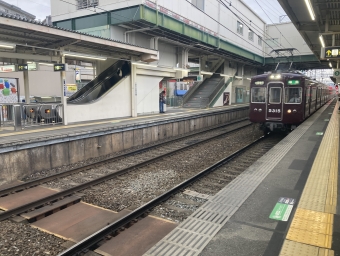 長岡天神駅から高槻市駅の乗車記録(乗りつぶし)写真
