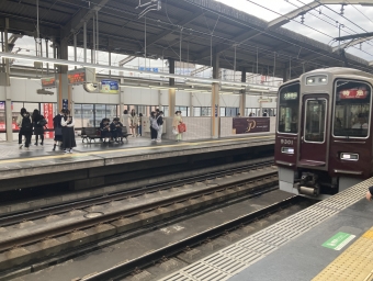 高槻市駅から十三駅の乗車記録(乗りつぶし)写真