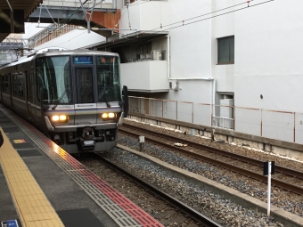 芦屋駅から大阪駅の乗車記録(乗りつぶし)写真